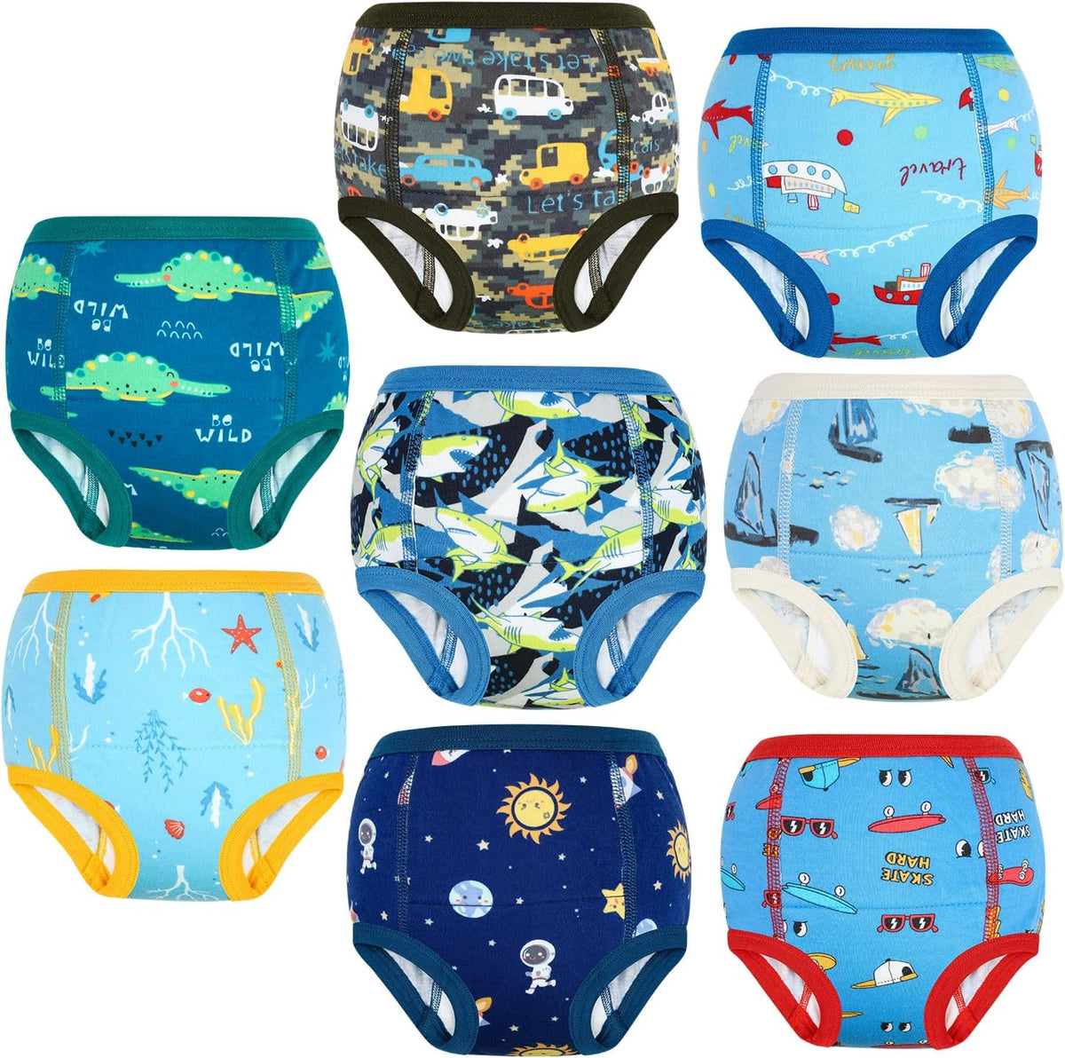 MOEMOE BABY εκπαιδευτικά εσώρουχα 5T x8τεμ