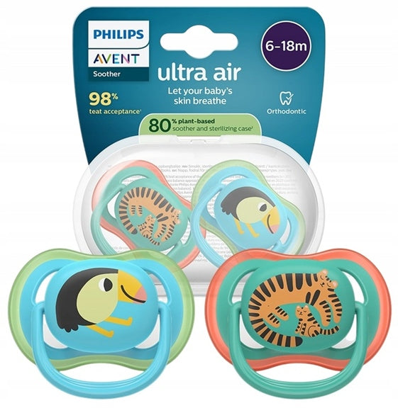 PHILIPS AVENT Ultra Air smoczki x 2 6-18msc