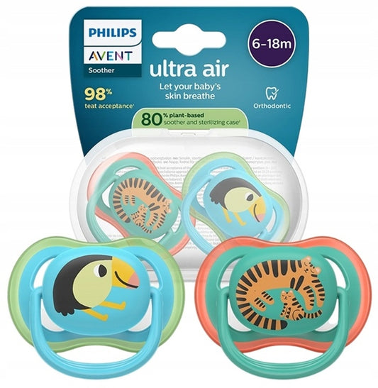 PHILIPS AVENT Ultra Air soothers x2