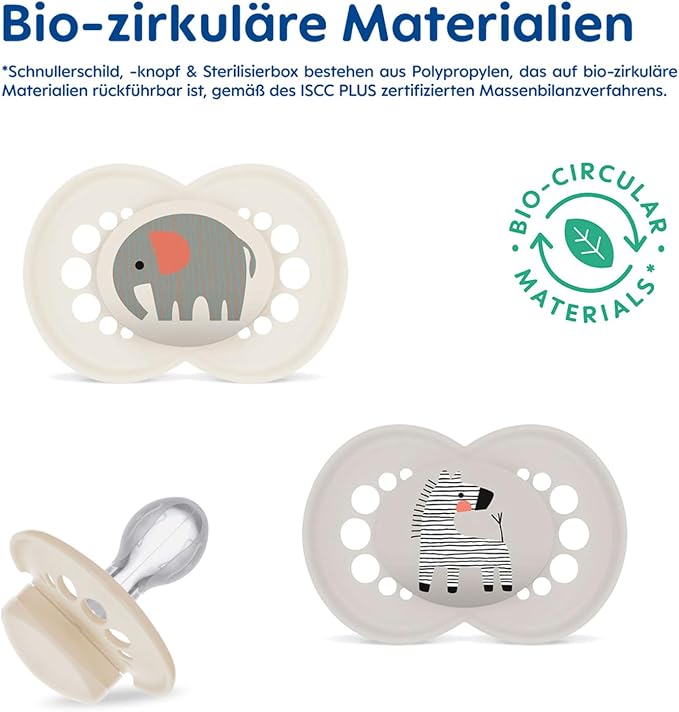 MAM Original Winter silicone pacifier 6-16m x4