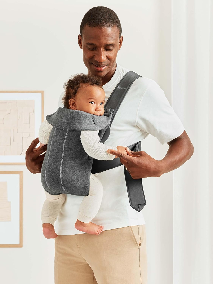 BABYBJORN MINI 3D Jersey ergonomický nosič 3-11kg