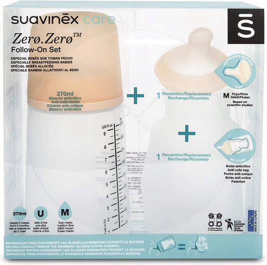 SUAVINEX startovací sada ZERO ZERO 270ml