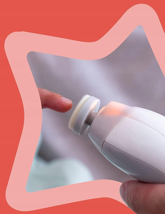 TOMMEE TIPPEE elektrický pilník na nechty s LED svetlom pre deti a dospelých