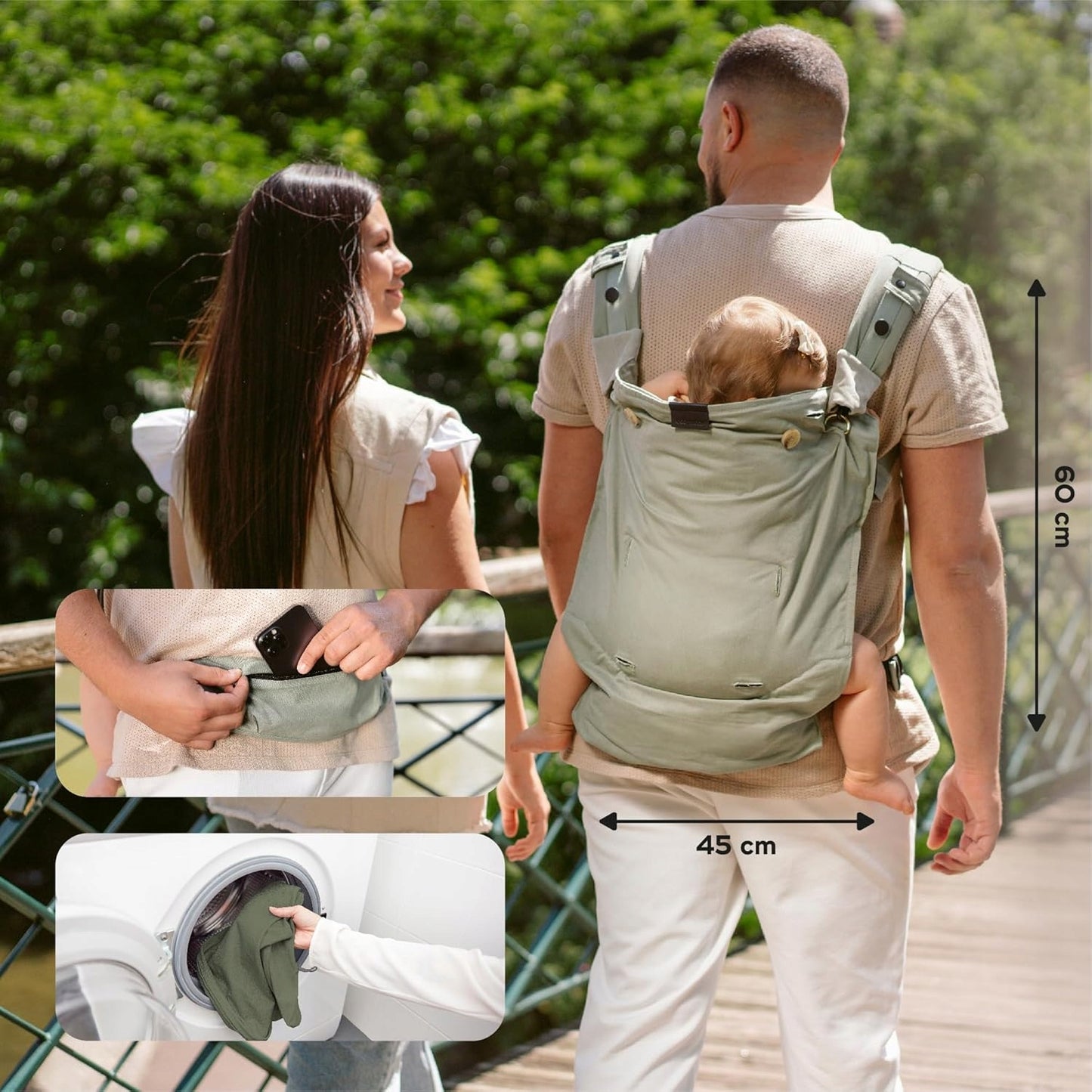BABYMOOV MOOV&BOOST ergonomický nosič, zvýšenie 2 v 1
