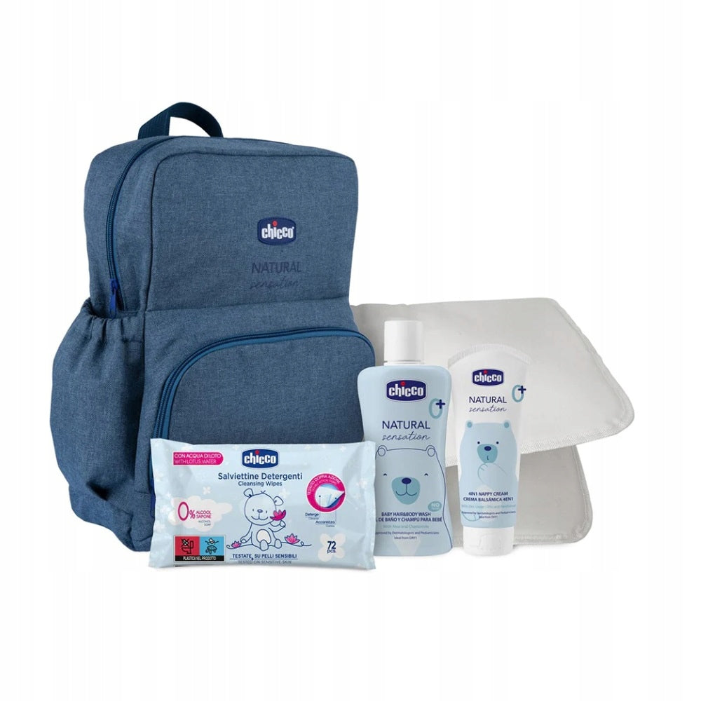 CHICCO Natural plecak torba na pieluchy i akcesoria + kosmetyki