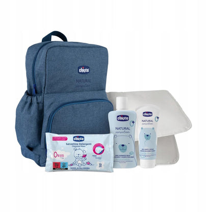 CHICCO Natural Σακίδιο πλάτης και τσάντα για πάνες και αξεσουάρ + καλλυντικά