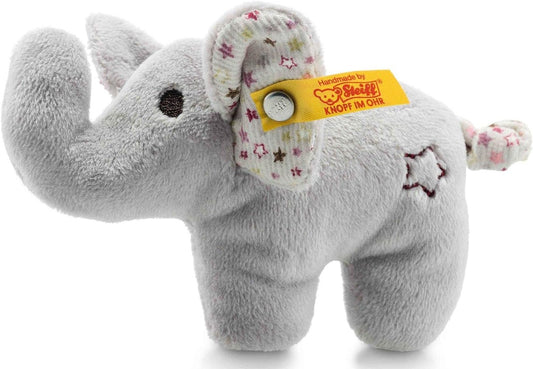 STEIFF mini hochet bruissant ÉLÉPHANT 11 cm