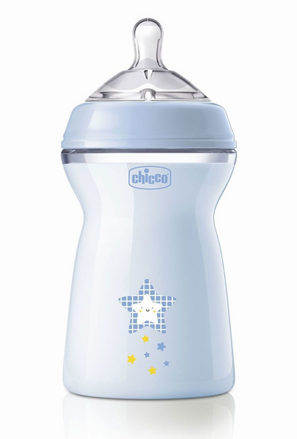 CHICCO NaturalFeeling μπιμπερό 330 ml 6 μηνών+ γρήγορη ροή