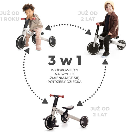 KINDERKRAFT 4TRIKE τρίκυκλο ποδήλατο 3 σε 1 12 μηνών+