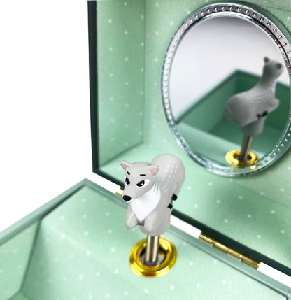 TROUSSELIER Deer winding music box
