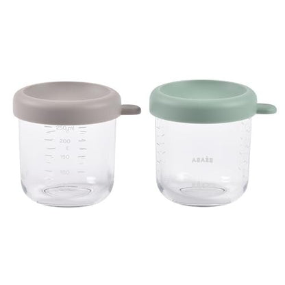 BÉABA glass food containers 2 pcs.