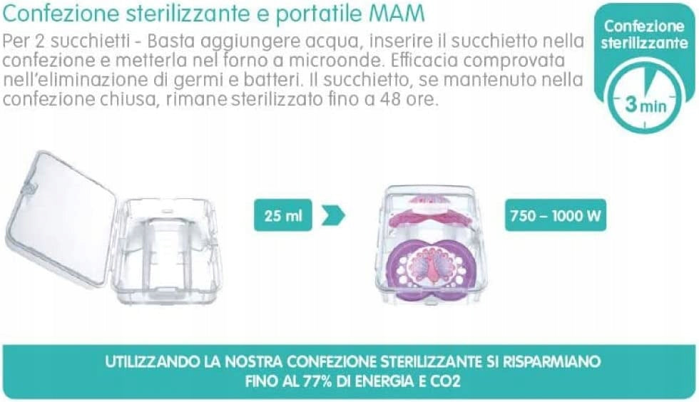 MAM COMFORT πιπίλα x2 3-12 μηνών