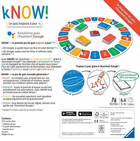 KNOW! επιτραπέζιο παιχνίδι ΓΑΛΛΙΚΑ