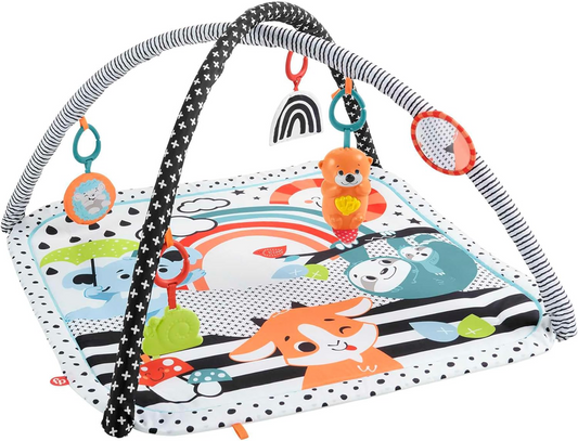 FISHER-PRICE tapis d'éveil 3-en-1 + jouets