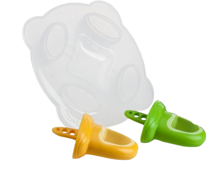 NUBY θήκη παγωτού σε σχήμα πιπίλας 2 τεμάχια + δίσκος κατάψυξης