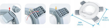 ORZBOW Travel Potty 3-in-1 travel potty - potty, travel potty, toilet seat adapter