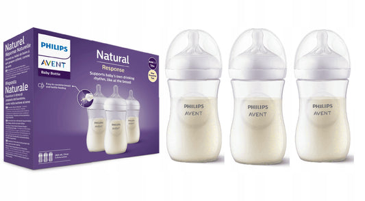 PHILIPS AVENT Natural RESPONSE bottle 260 ml 1+ month x3