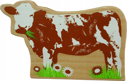 ROBA Ξύλινη φάρμα και 6 ζώα FARM 30,5 x 37 x 31,5 εκ.