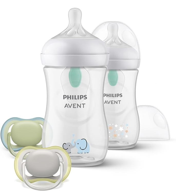 PHILIPS AVENT Natural RESPONSE AIRFREE VENT Σετ Μπιμπερό 260 ml 2 τεμ. + Θηλή