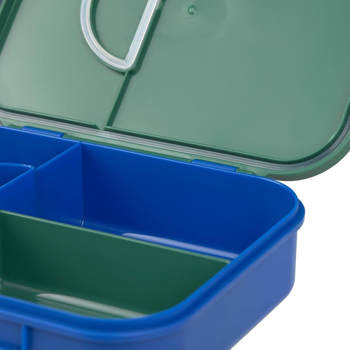 LÄSSIG Bento δοχείο φαγητού με χωρίσματα 17 × 21 cm Ουράνιο τόξο