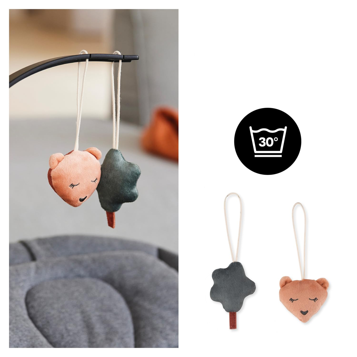 HAUCK pałąk łuk z zabawkami do leżaczka HIGHCHAIR BOUNCER