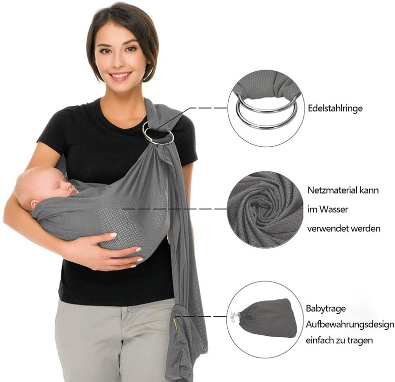 CUBY Μάρσιπος Sling με Κρίκους για Βρέφη