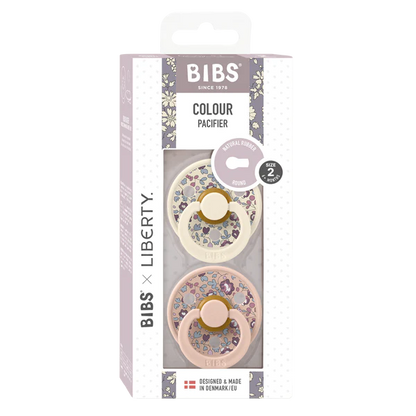 BIBS Eloise Blush Mix στρογγυλές πιπίλες x2 6 18m
