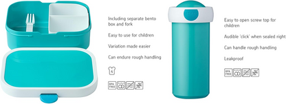 MEPAL zestaw lunchbox śniadaniówka i bidon 0,3l