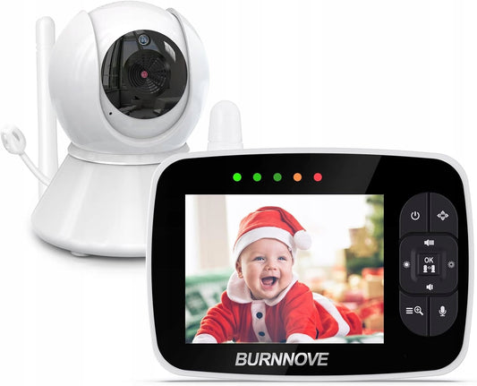 BURNNOVE SM35PTZ vigilabebés electrónico con control remoto 3,5"