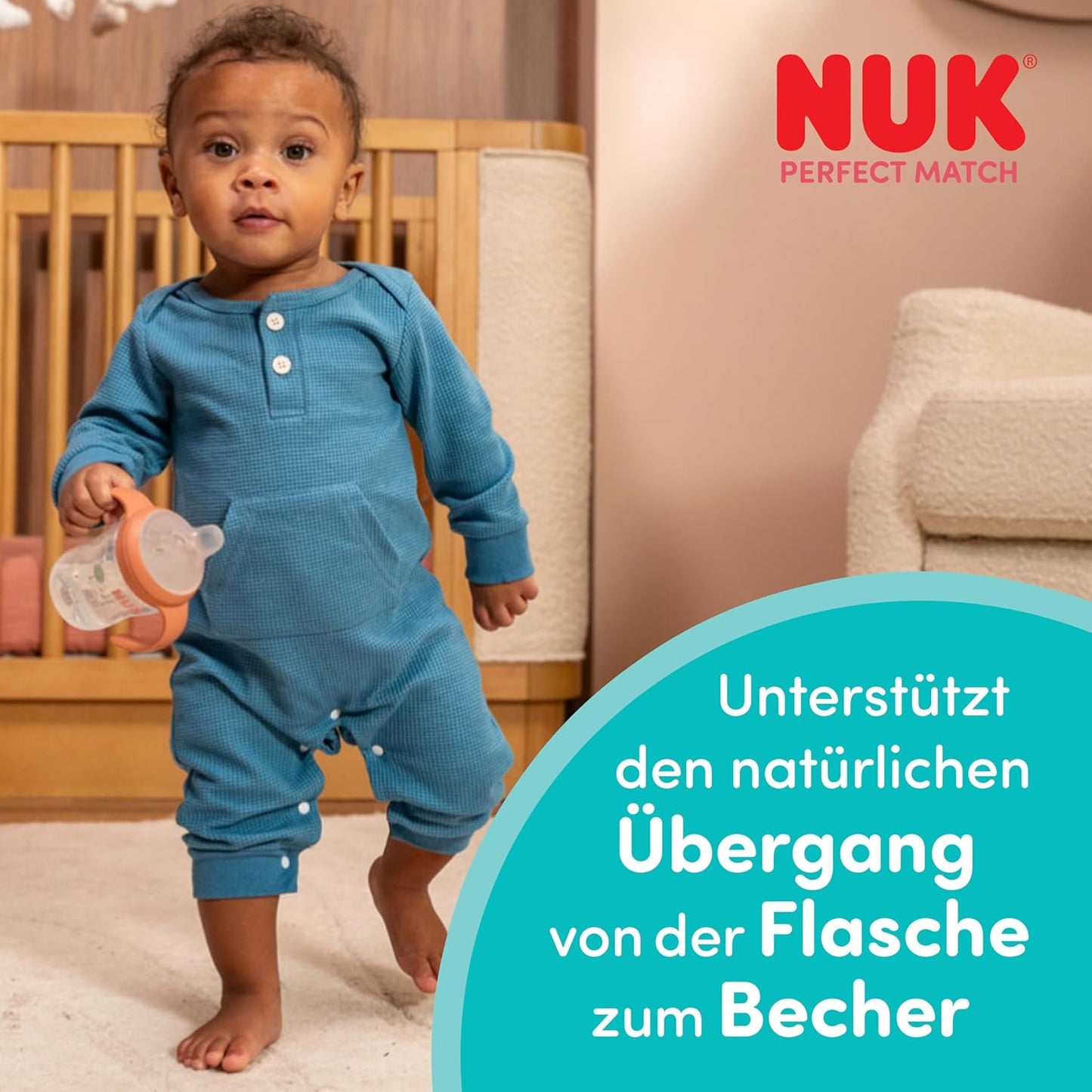 NUK Perfect Match Learner kubek treningowy 150 ml 6m+