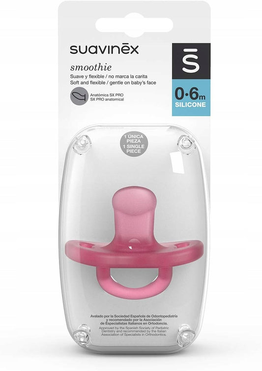 SUAVINEX suzetă liniștitoare SMOOTHIE silicon 0-6 luni