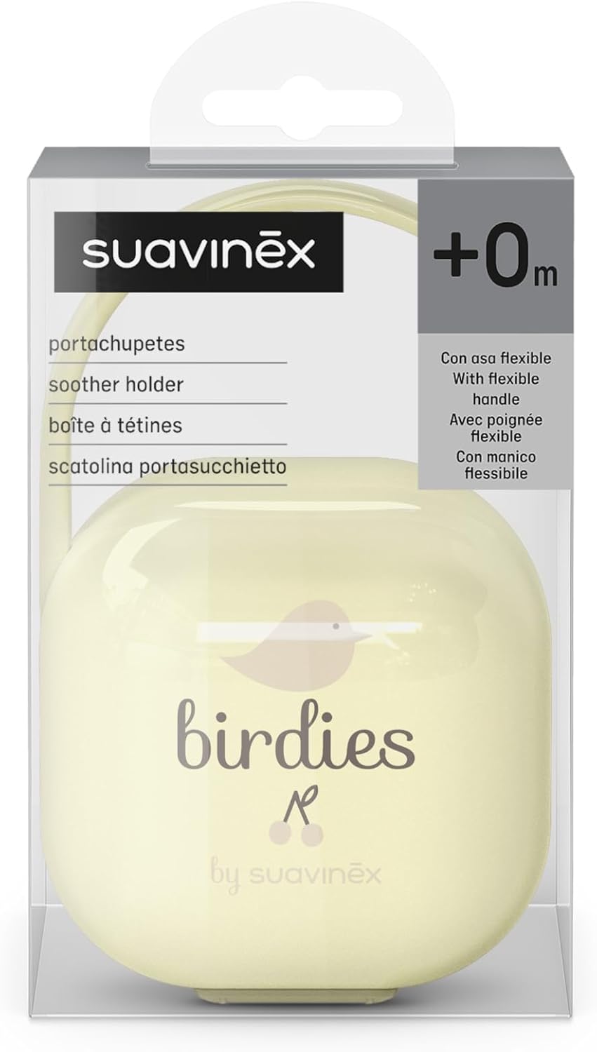 SUAVINEX Birdies etui na 2 smoczki