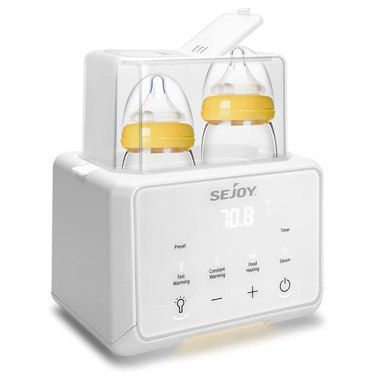 SEJOY încălzitor dublu pentru biberoane sterilizator 6în1