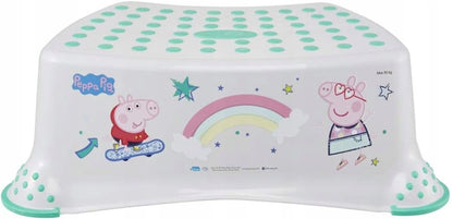 KEEEPER Tomek Peppa αντιολισθητικό σκαμπό για παιδιά 80 kg ΠΕΠΠΑ ΤΟ ΓΟΥΡΟΥΝΑΚΙ