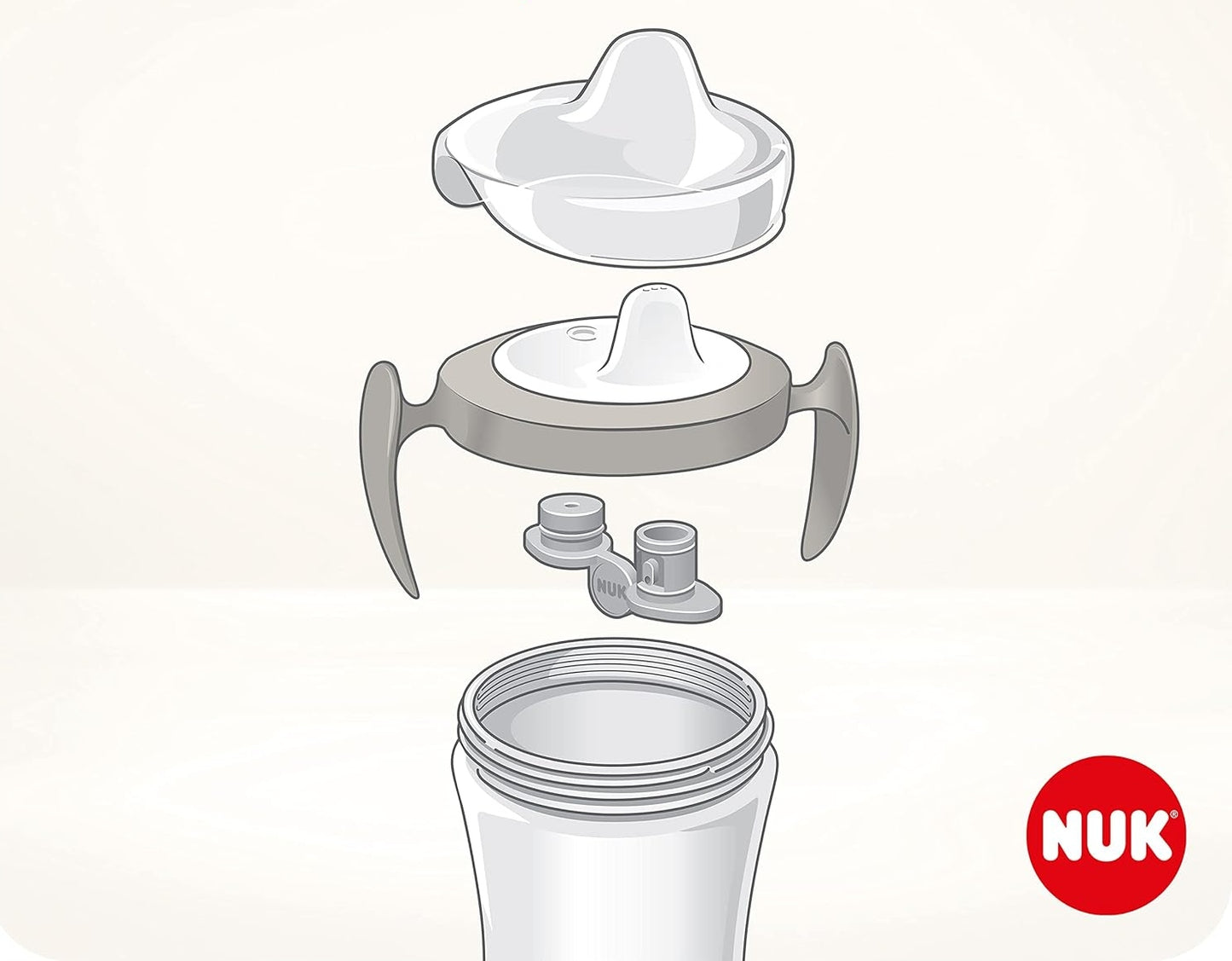 NUK Trainer Cup KUBEK NIEKAPEK ośmiornica 6 m+ 230 ml