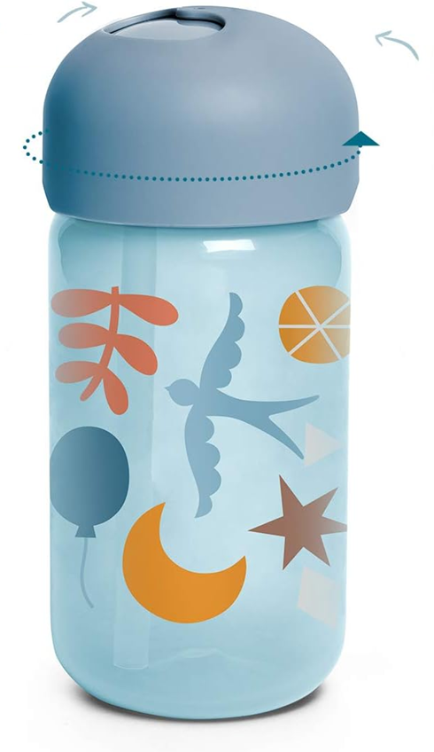 SUAVINEX Straw Trainer Cup kubek niekapek ze słomką 340 ml 18 m+