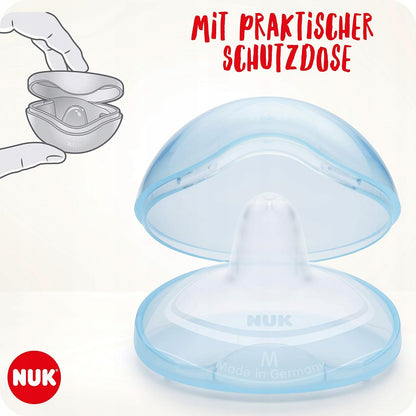 NUK επιθέματα προστασίας θηλών για θηλασμό 20mm μέγεθος M x2