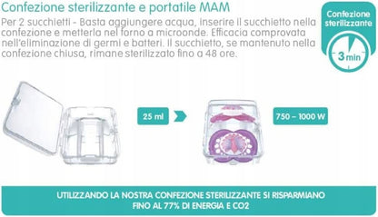 Πιπίλα MAM COMFORT x2 2-12 μηνών