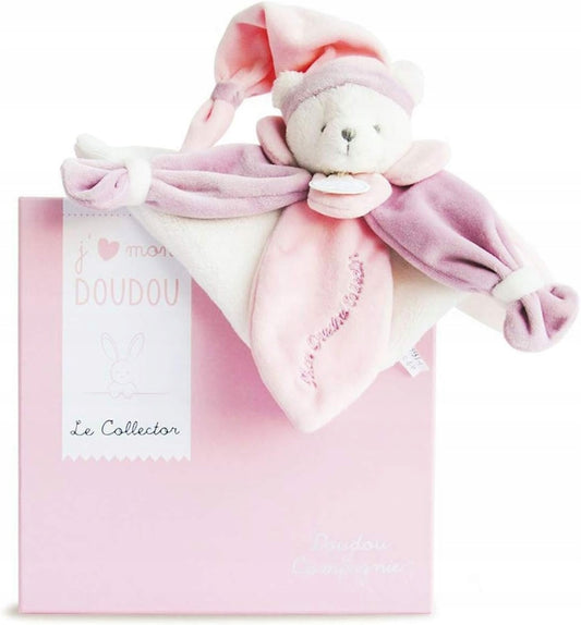 DOUDOU et COMPAGNIE κουβέρτα παρηγοριάς λούτρινο αρκουδάκι 25 εκ.