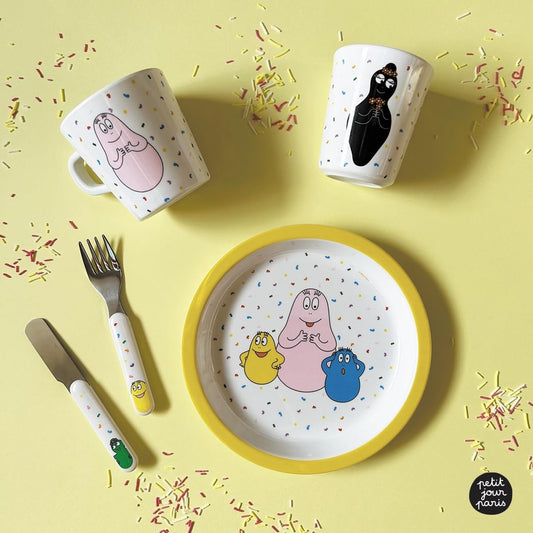 PETIT JOURS PARIS παιδικό πιάτο γλυκού BARBAPAPA 18 cm