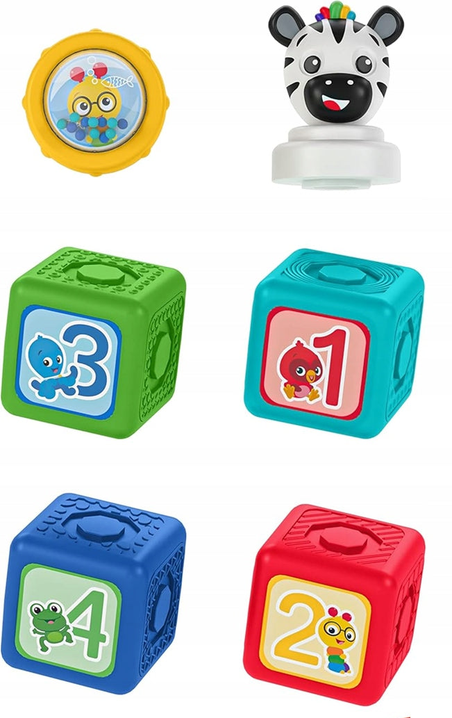 BABY EINSTEIN Connectables Add & Stack Μαγνητικά Τουβλάκια 6 τεμαχίων