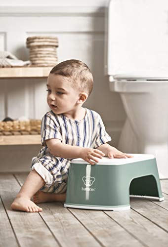 BabyBjörn Step Stool αντιολισθητικό σκαλοπάτι για παιδιά πράσινο-λευκό