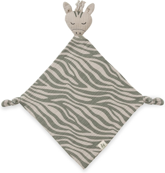 HAUCK Cuddle N Play Μουσελίνα Κουβερτάκι Άνεσης 25 x 25 cm ZEBRA SAGE