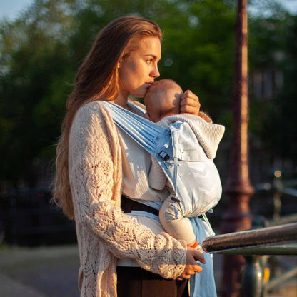 HOPPEDIZ hop-tye buckle ergonomic baby carrier 0–30 months