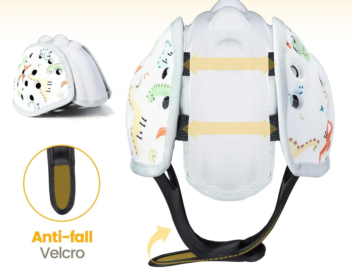 ORZBOW protective helmet for learning to walk 40-48 cm DINO + knee pads