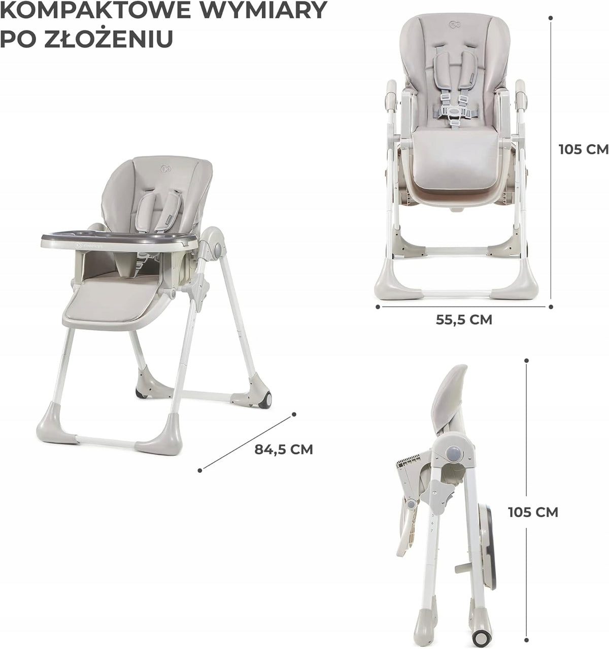 KINDERKRAFT YUMMY καρεκλάκι φαγητού με δίσκο