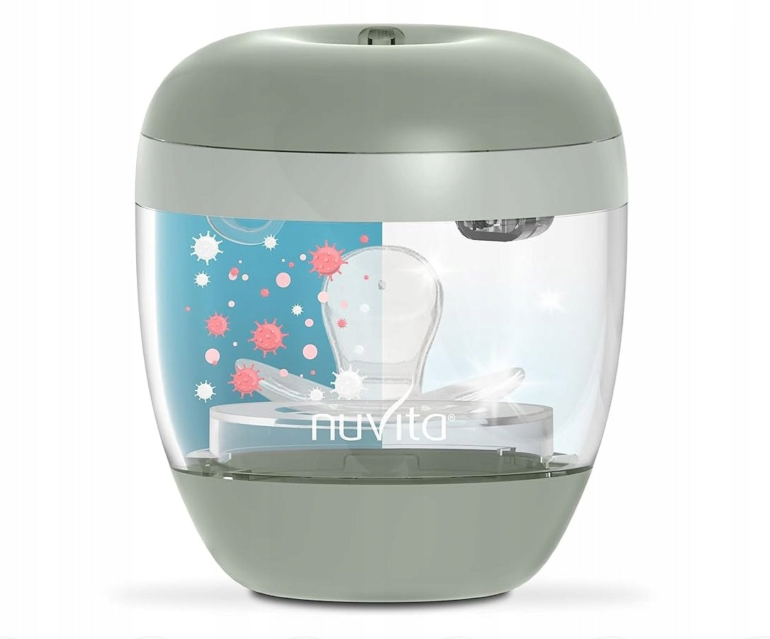 NUVITA MellyPlus 2 φορητός αποστειρωτής UV για πιπίλες μπιμπερό 2 λεπτά