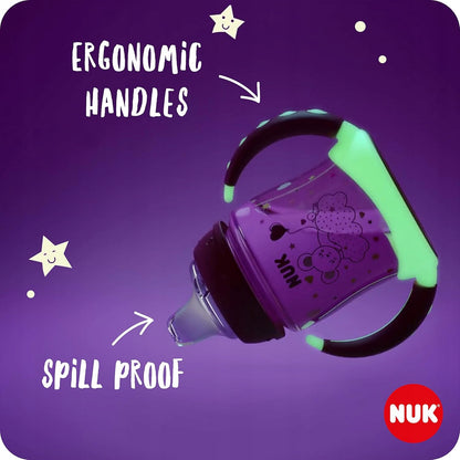 NUK Learner Cup ΠΟΤΗΡΙ 150 ml ένδειξη θερμοκρασίας ΦΩΤΙΖΕΙ ΣΤΟ ΣΚΟΤΑΔΙ