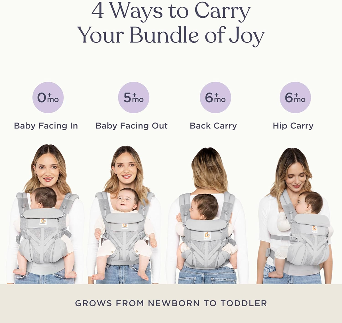 ERGOBABY OMNI 360 COOL AIR MESH ergonomic baby carrier