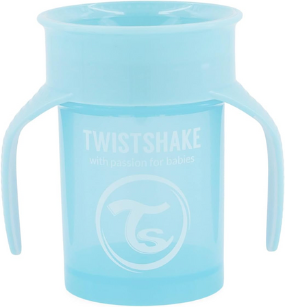 TWISTSHAKE ποτήρι 360 μοιρών χωρίς διαρροές 230 ml 6 μηνών+